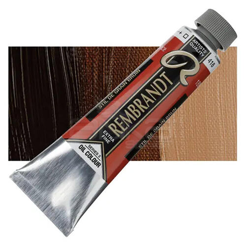 Rembrandt 40ml Yağlı Boya Seri:3 No:418 Stil De Grain Brown - 418 Stil De Grain Brown