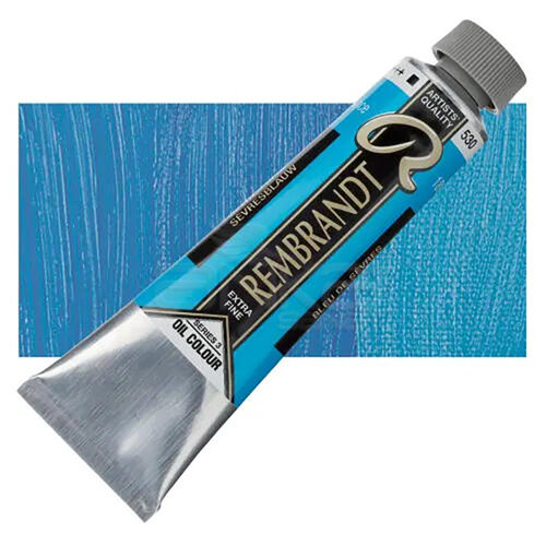 Rembrandt 40ml Yağlı Boya Seri:3 No:530 Sevres Blue - 530 Sevres Blue