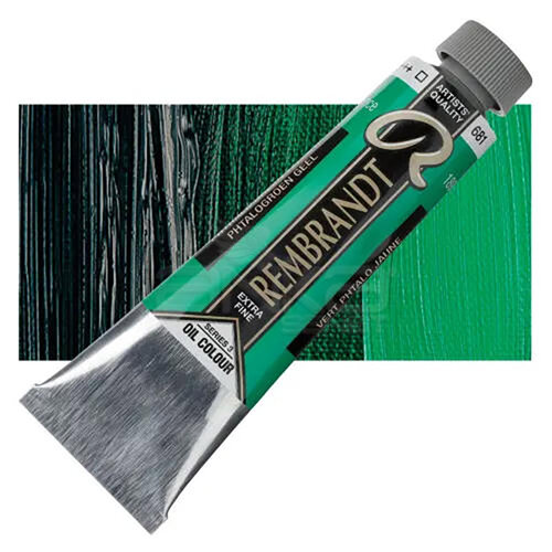 Rembrandt 40ml Yağlı Boya Seri:3 No:681 Phthalo Green Yellow - 681 Phthalo Green Yellow