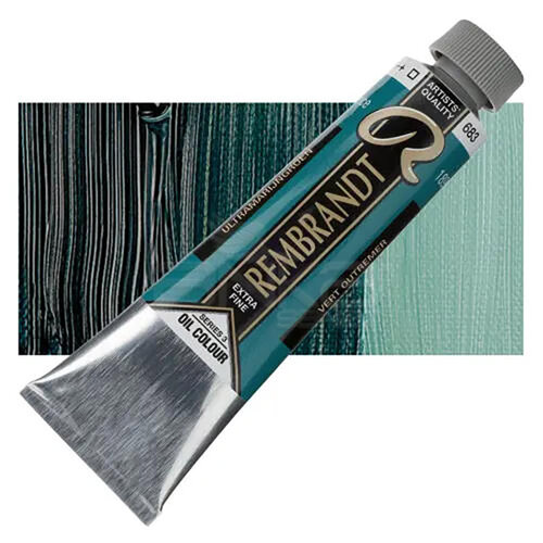 Rembrandt 40ml Yağlı Boya Seri:3 No:683 Ultramarine Green - 683 Ultramarine Green