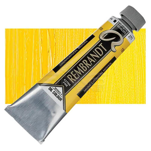 Rembrandt 40ml Yağlı Boya Seri:4 No:271 Cadmium Yellow Medium - 271 CadmYellow M