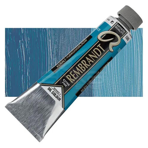Rembrandt 40ml Yağlı Boya Seri:5 No:586 Cobalt Turq. Blue - 586 Cobalt Turq. Blue