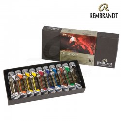 Rembrandt Oil Colour Box Yağlı Boya Seti Basic 10x15ml - Thumbnail