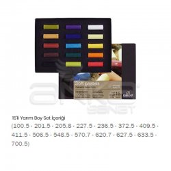 Rembrandt - Rembrandt Soft Pastel Yarım Boy 15li (1)
