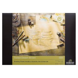 Rembrandt - Rembrandt Toned Dessert Brown Çok Amaçlı Sanatsal Blok 180g 50 Yaprak 29,7x42cm