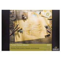 Rembrandt - Rembrandt Toned Dessert Brown Çok Amaçlı Sanatsal Blok 180g 50 Yaprak 21x29,7cm