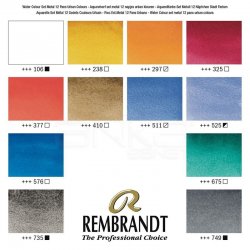 Rembrandt Sulu Boya Seti 12 Renk + Fırça Cityscape Selection - Thumbnail