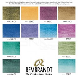 Rembrandt Sulu Boya Seti 12 Renk + Fırça Granulating - Thumbnail