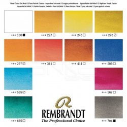 Rembrandt Sulu Boya Seti 12 Renk + Fırça Portrait Selection - Thumbnail