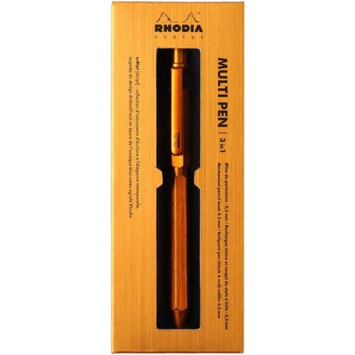 Rhodia Script 3-in-1 Mechanical Pencil Multifonksiyon Kalem Orange KK9340