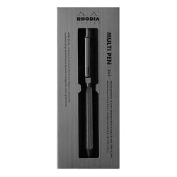 Rhodia - Rhodia Script 3-in-1 Mechanical Pencil & Ball Point Pen Titanium