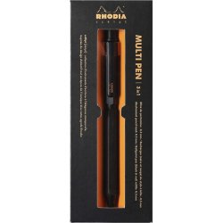 Rhodia - Rhodia Script 3-in-1 Mechanical Pencil Multifonksiyon Kalem Black KK9342