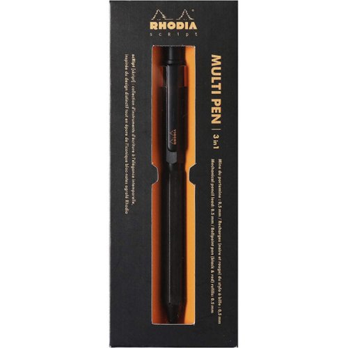 Rhodia Script 3-in-1 Mechanical Pencil Multifonksiyon Kalem Black KK9342