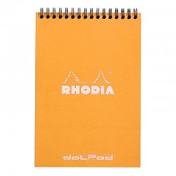 Rhodia - Rhodia Spiralli Noktalı Not Defteri Turuncu A5