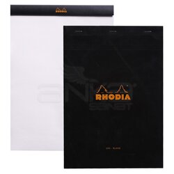 Rhodia - Rhodia Basic Bloknot Siyah Kapak 80g 80 Yaprak 210x297mm (1)
