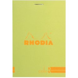 Rhodia - Rhodia Basic Çizgili Bloknot Anis Kapak 90g 70 Yaprak 8,5x12cm