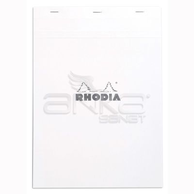 Rhodia Basic Çizgili Bloknot Beyaz Kapak 80g 80 Yaprak A4