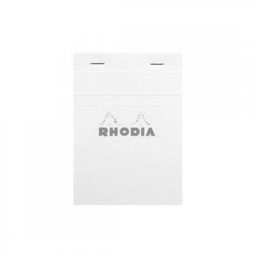 Rhodia Basic Çizgili Bloknot Beyaz Kapak 80g 80 Yaprak A6
