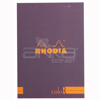 Rhodia Basic Çizgili Bloknot Purple Kapak 90g 70 Yaprak