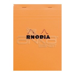 Rhodia - Rhodia Basic Çizgili Bloknot Turuncu Kapak 80g 150 Yaprak A5