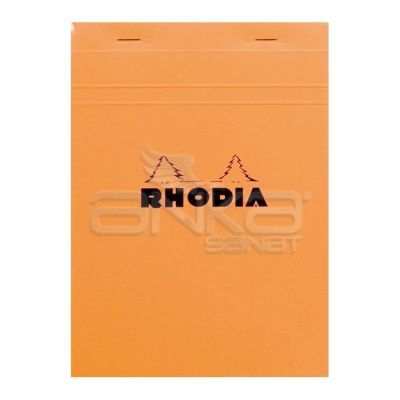 Rhodia Basic Çizgili Bloknot Turuncu Kapak 80g 150 Yaprak A5