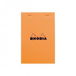 Rhodia - Rhodia Basic Çizgili Bloknot Turuncu Kapak 80g 80 Yaprak 11x17cm