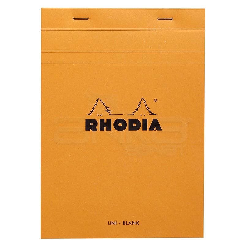 Rhodia - Rhodia Basic Bloknot Turuncu Kapak 80g 80 Yaprak Çizgisiz (1)