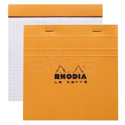 Rhodia - Rhodia Basic Le Carre Bloknot Kareli Turuncu Kapak 80g 80 Yaprak (1)