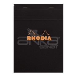 Rhodia - Rhodia Basic Noktalı Bloknot Siyah Kapak 80g 80 Yaprak