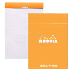 Rhodia - Rhodia Basic Noktalı Bloknot Turuncu Kapak 80g 80 Yaprak