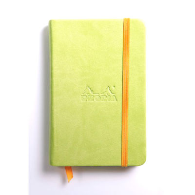 Rhodia Boutique Rodiarama Renkler Italyan Deri Çizgisiz Defter Anis Green A6 96 Yaprak - Anis Green