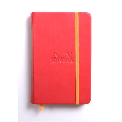 Rhodia Boutique Rodiarama Renkler Italyan Deri Çizgisiz Defter Poppi A6 96Yaprak - Poppi