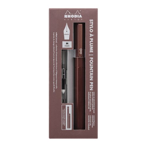 Rhodia Script Fountain Pen Brown Dolma Kalem M 9352C