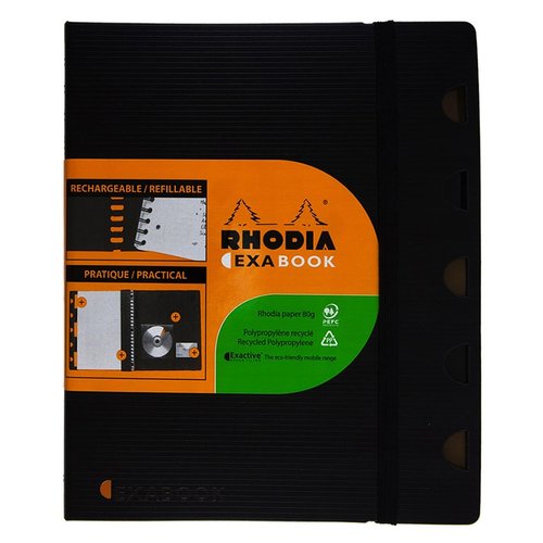 Rhodia Exa Book Refilable Organizer Defter 16x21cm 80 Yaprak 80g