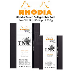 Rhodia - Rhodia Touch Calligrapher Pad Bez Cilti Blok 50 Yaprak 130g