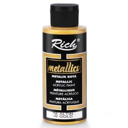 Rich - Rich Akrilik Metalik Boya 120ml 3956/720 Altın