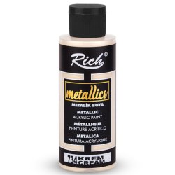 Rich - Rich Akrilik Metalik Boya 120ml 3963/734 Krem