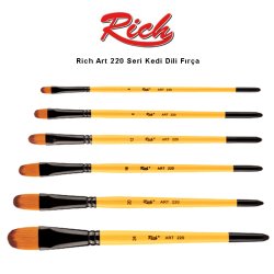 Rich - Rich Art 220 Seri Kedi Dili Fırça