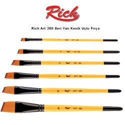 Rich - Rich Art 280 Seri Yan Kesik Uçlu Fırça