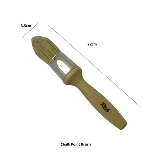 Rich Chalk Point Stencil Fırçası No:32