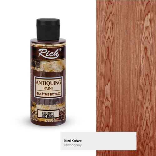 Rich Eskitme Boyası 120ml 1600/3036 Kızıl Kahve - 1600 Kızıl Kahve