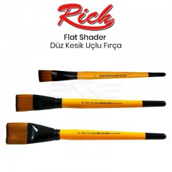 Rich - Rich Flat Shader Düz Kesik Uçlu Fırça