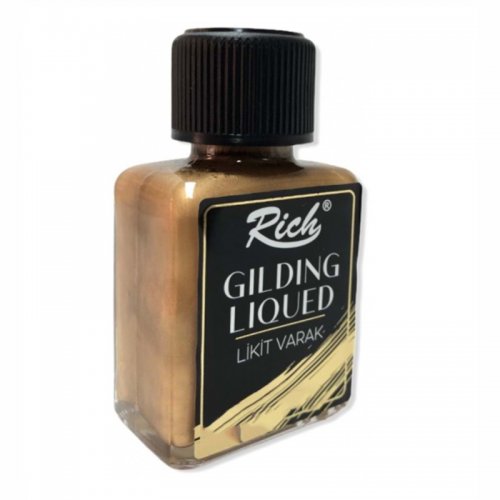 Rich Gildig Liqued Likit Varak 75ml 70022 Maya Gold - 70022 Maya Gold