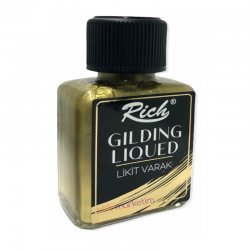 Rich - Rich Gildig Liqued Likit Varak 75ml 70020 Gold