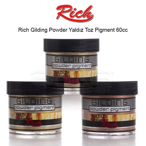 Rich Gilding Powder Yaldız Toz Pigment 60cc