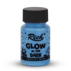 Rich - Rich Karanlıkta Parlayan Boya Glow In The Dark 50ml 3010/3435 Mavi
