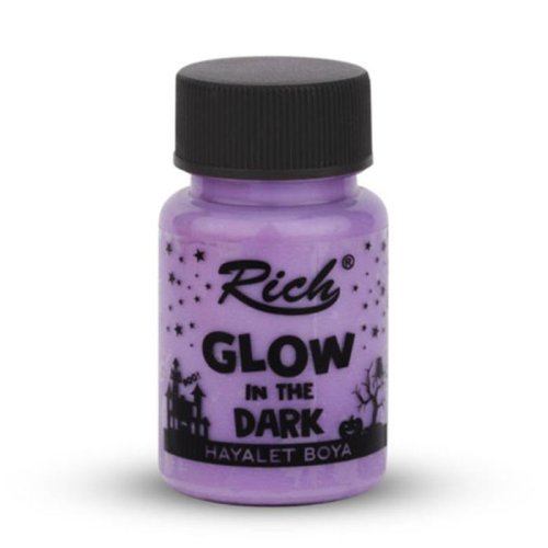 Rich Karanlıkta Parlayan Boya Glow In The Dark 50ml 3012/3436 Mor - 3012/3436 Mor