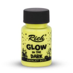Rich - Rich Karanlıkta Parlayan Boya Glow In The Dark 50ml 3016/3438 Sarı
