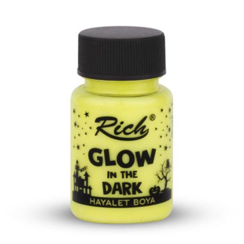 Rich Karanlıkta Parlayan Boya Glow In The Dark 50ml 3016/3438 Sarı - 3016/3438 Sarı