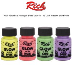 Rich - Rich Karanlıkta Parlayan Boya Glow In The Dark Hayalet Boya 50ml Rich - Rich Karanlıkta Parlayan Boya Glow In The Dark Hayalet Boya 50ml